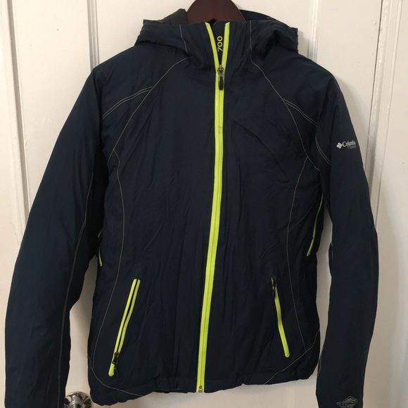 Columbia 700 Thermal Comfort Omni Heated Winter Jacket Navy-Blue Women Size S - Picture 6 of 15